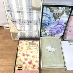 【B217】未使用/長期保管品/シーツ/タオルケット/バスタオル/タオルなど/まとめ売り/箱付き/現状品の画像