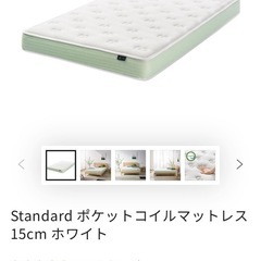 セミダブル　ベッド　マットレスの画像