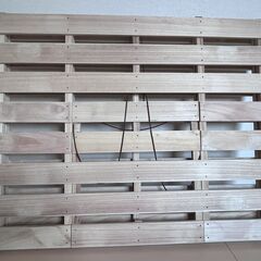 おりたたみすのこベッド　セミダブル　桐製の画像