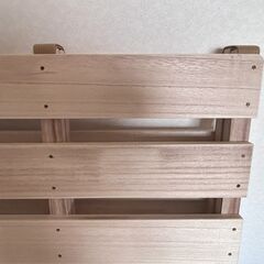 おりたたみすのこベッド　セミダブル　桐製の画像