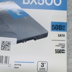 【新品】4個セットcrucial BX500 500GB SATA SSD の画像