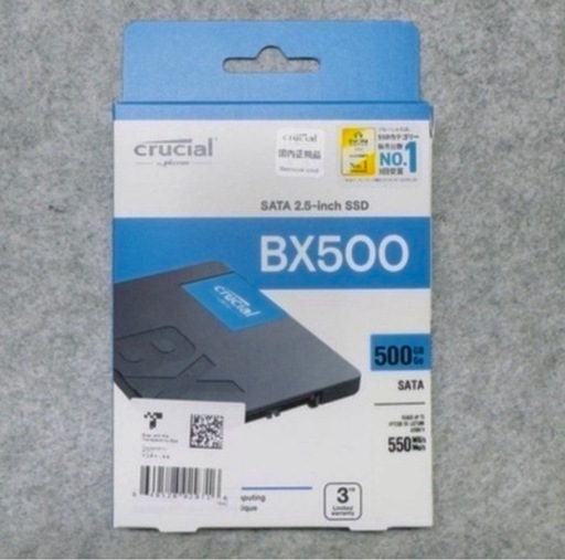 【新品】4個セットcrucial BX500 500GB SATA SSD
