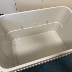 無印頑丈収納ボックス(50L)+マルチスタンドの画像