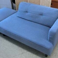 カウチソファ ファブリック ブルー ニトリ XL04 青系 布製 COUCH SOFA スツール ソファ 3人掛け 1150072 札幌 西野店の画像