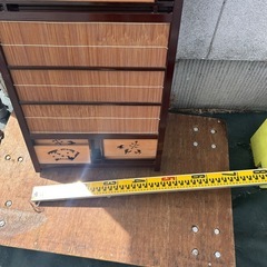 和モダン竹細工衝立 4連パーテーション屏風の画像