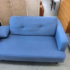 カウチソファ ファブリック ブルー ニトリ XL04 青系 布製 COUCH SOFA スツール ソファ 3人掛け 1150072 札幌 西野店の画像