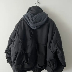 BALENCIAGA UNITY DESTROYED BOMBER JACKETの画像