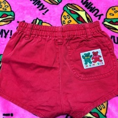 ミキハウス ショートパンツ 90 レトロ レトロ子供服 美品の画像