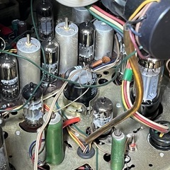 ナショナル　T14-Z2 昭和35年代頃の真空管テレビ完動品です。の画像