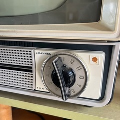 ナショナル　T14-Z2 昭和35年代頃の真空管テレビ完動品です。の画像
