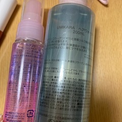 ヘアウォーター、ミスト、アイシャドウ、リップの画像