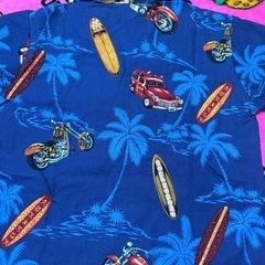 アロハシャツUSA製 90ｻｲｽﾞ キッズヴィンテージ ヴィンテージ古着 アメリカ製の画像