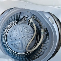 SHARP 全自動電気洗濯機 ES-GEC-W 2019年製の画像