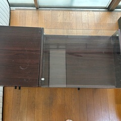 ローテーブル（鏡付き・引き出し収納あり）の画像