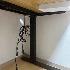 お値段ご相談ください　定価20万　電動昇降式ウッドワークデスクの画像