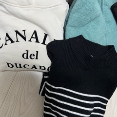 レディース冬服まとめ売り★ボアジャケット、ニットの画像