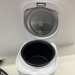 コイズミ 小型 炊飯器 ライスクッカーミニ ホワイト KSC-1512の画像