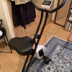 ティゴラ フィットネスバイク ブラック 静音の画像