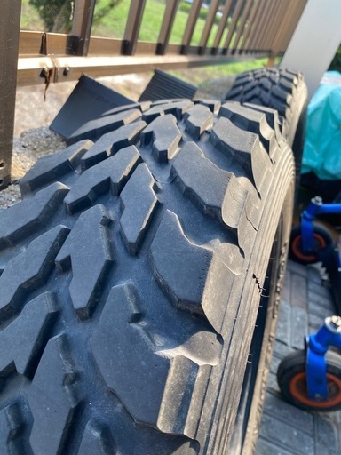 ジムニー純正ホイール　タイヤ　トーヨー　トランパスM/T 195r16c