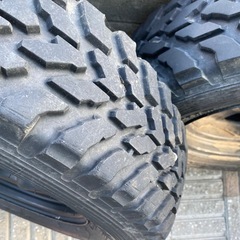 ジムニー純正ホイール　タイヤ　トーヨー　トランパスM/T 195r16c
の画像