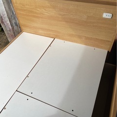 ニトリ シングルベッド 引出し付きの画像