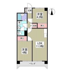 💕初期費用分割相談可、ファミリーにおすすめ2LDKのお部屋🎵駐車...