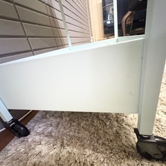 【受付停止】IKEA NISSAFORS ニッサフォース ワゴン, ライトグリーン　移動式の画像