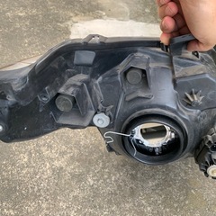 ワゴンR DBA-MH23S 左 ヘッド ランプ ライト 100-59192の画像