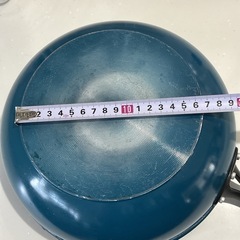 フライパン✿16cm✿深型✿ブルー✿ガス火専用の画像
