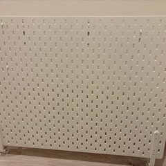 IKEA 有孔ボード フック付き ホワイト（H76×W56cm）整理収納に便利の画像