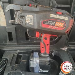 ✨MAX　中古　RB-399　鉄筋結束機　リバータイヤ　14.4V　充電器・バッテリー×1✨うるま市田場✨の画像