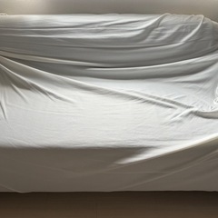 IKEA 2人掛けソファ （カバー2枚無料付き）の画像
