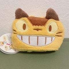 となりのトトロ　ネコバス　ループタオル　新品　アミューズメント景品の画像