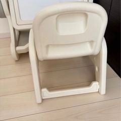 ホワイトボード＆チェアセットの画像