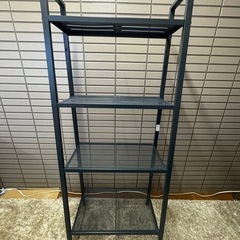【受付停止】IKEA/イケア　LERBERG レールベリ シェルフユニット, ダークグレー【北欧・ラック】の画像
