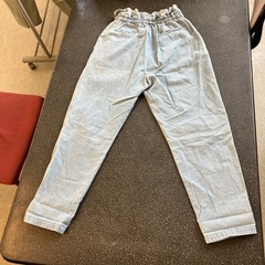 K2509-039 NICE CLAUP デニム パンツ レディース サイズ表記なし 色あせ汚れ有りの画像