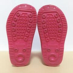 14cm 長靴 レインブーツ ピンク 女の子の画像