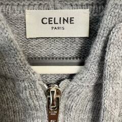 CELINE ウール カシミア トリオンフフード付き セーターの画像
