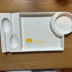 【お子様用に】プレート お茶碗セット はらぺこあおむしの画像