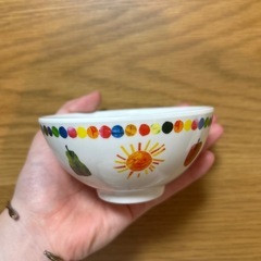【お子様用に】プレート お茶碗セット はらぺこあおむしの画像