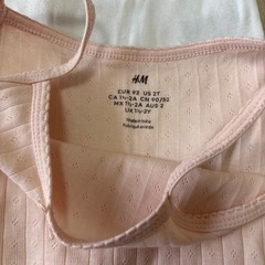 新品〜美品！H&Mキャミソールボディスーツセットの画像