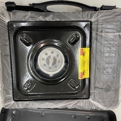 新品　ポータブルガスコンロ　黒　アウトドアの画像