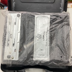 新品　ポータブルガスコンロ　黒　アウトドアの画像
