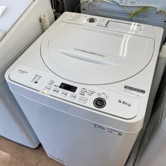 SHARP   全自動洗濯機  　2022年製　5.5kgの画像