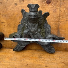 鬼瓦　
魔除けや厄除け、学業成就の守り神として知られる「鍾馗（しょうき）さん」の画像
