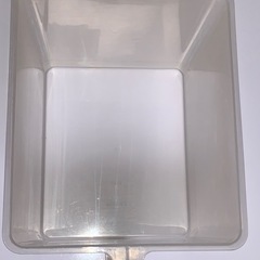 ニトリ　吊り戸棚ストッカー　クリア　3個セットの画像