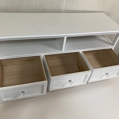 テレビ台 オシャレ 可愛い 引出し付きの画像