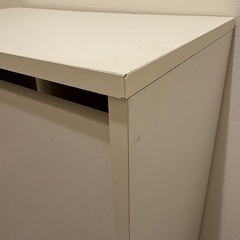 IKEA BISSA（ビッサ）シューズボックス2段 ホワイトの画像