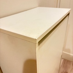 IKEA BISSA（ビッサ）シューズボックス2段 ホワイトの画像