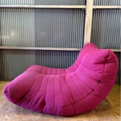 ambient lounge アクスティック シングルソファ ピンクの画像